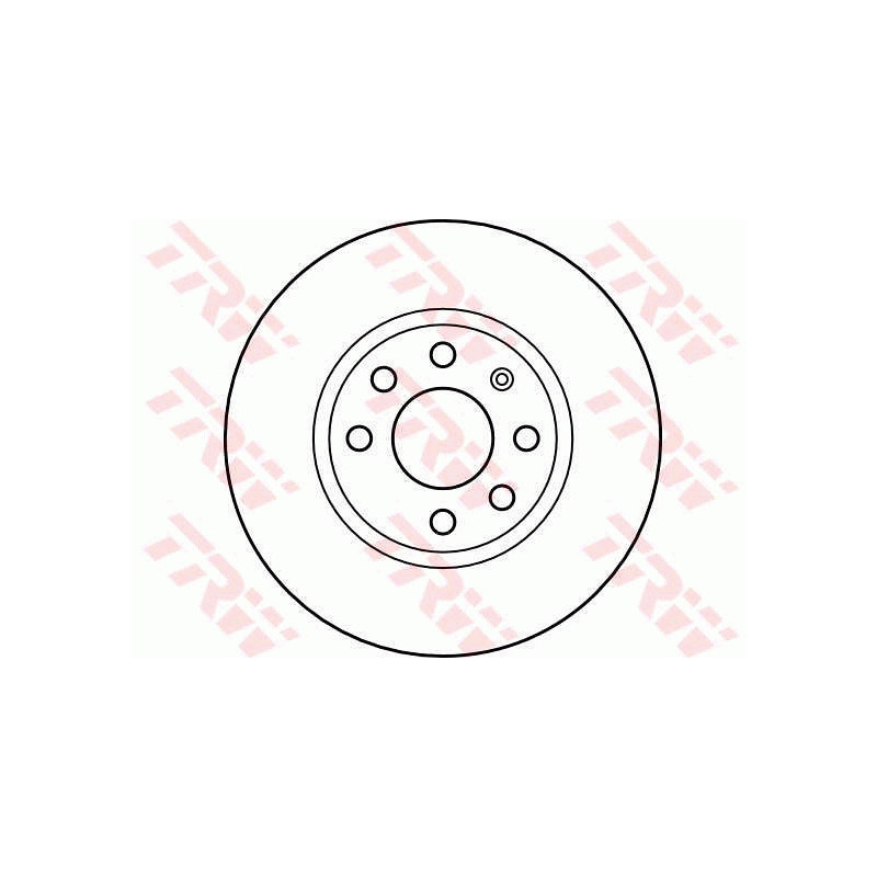 Jeu de 2 disques de frein TRW