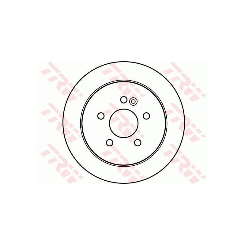 Jeu de 2 disques de frein TRW