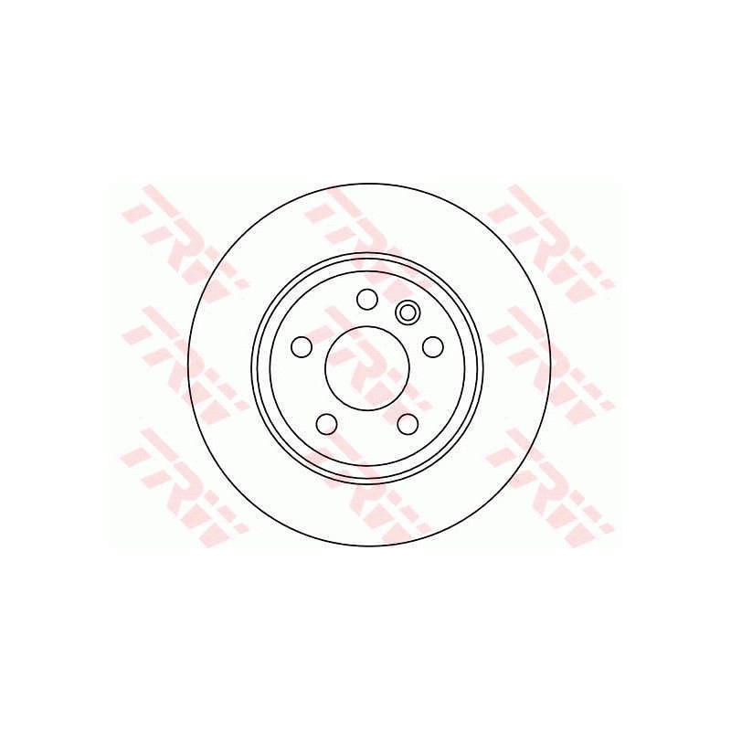Jeu de 2 disques de frein TRW