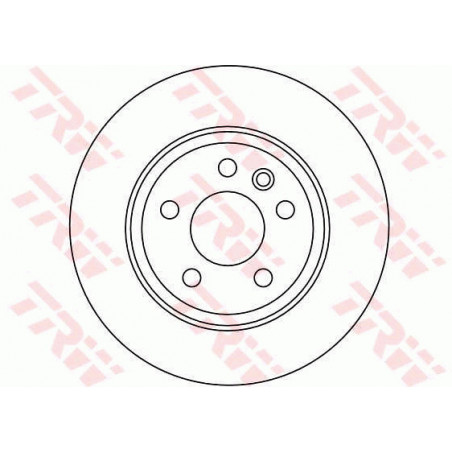 Jeu de 2 disques de frein TRW
