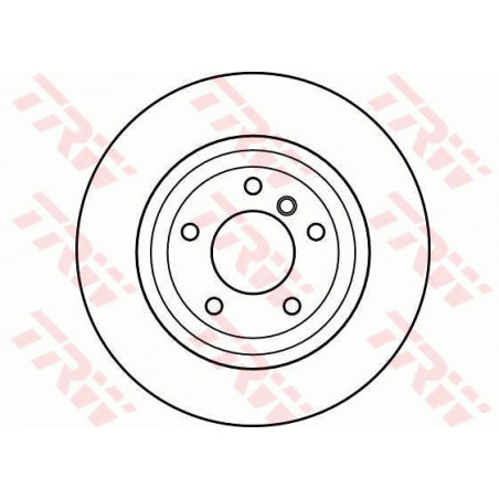 Jeu de 2 disques de frein TRW