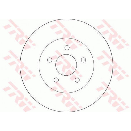 Jeu de 2 disques de frein TRW