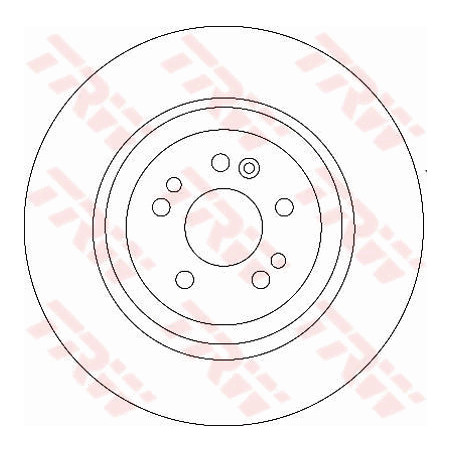 Jeu de 2 disques de frein TRW