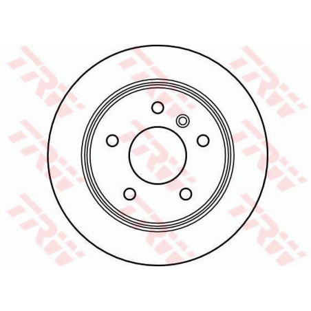 Jeu de 2 disques de frein TRW