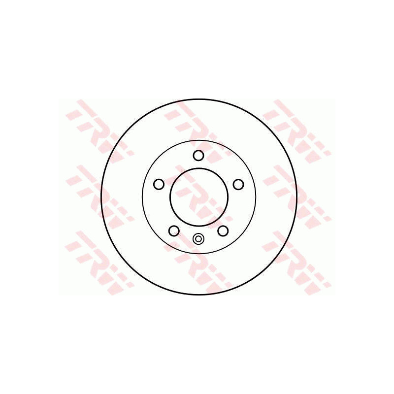 Jeu de 2 disques de frein TRW