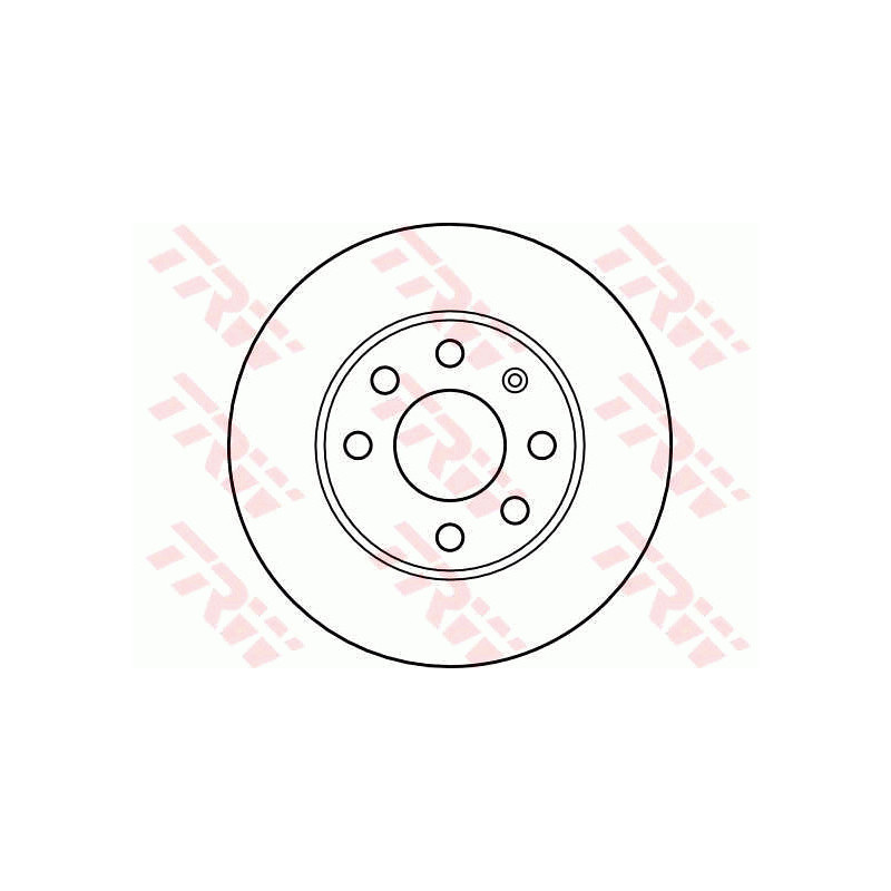 Jeu de 2 disques de frein TRW