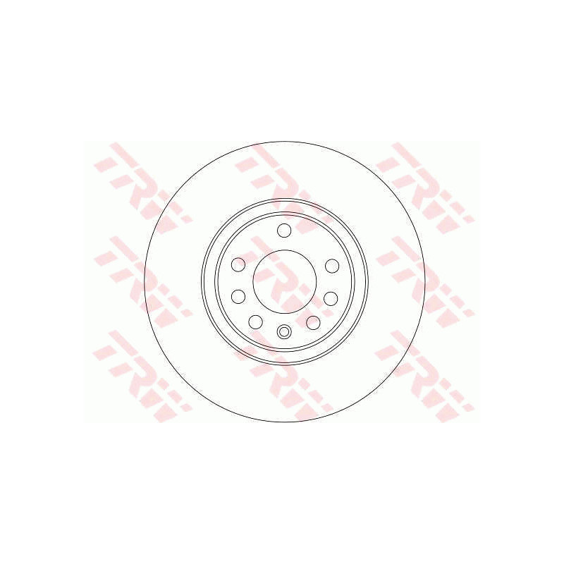 Jeu de 2 disques de frein TRW