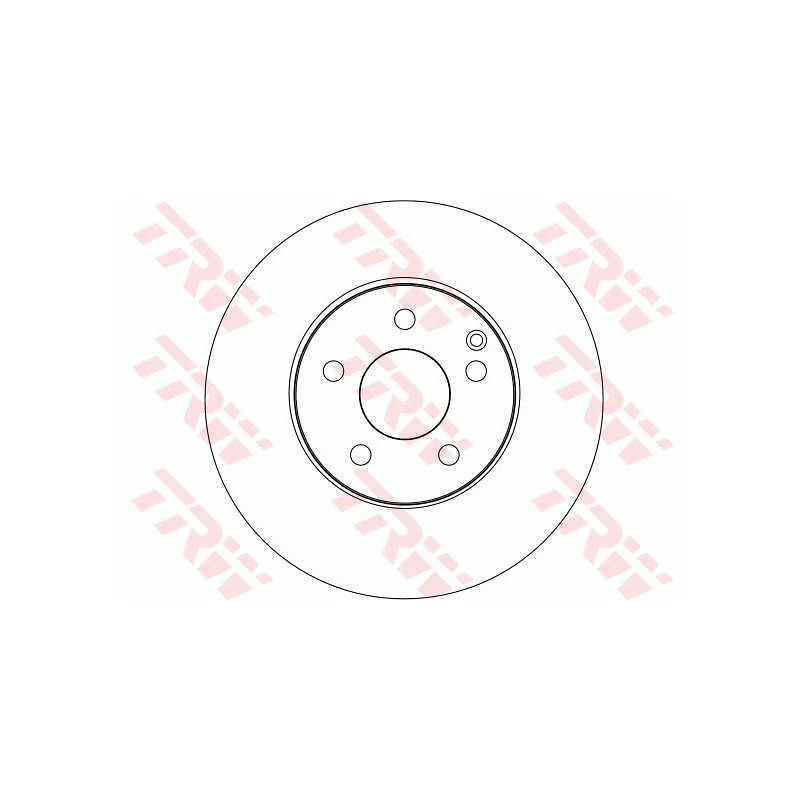 Jeu de 2 disques de frein TRW