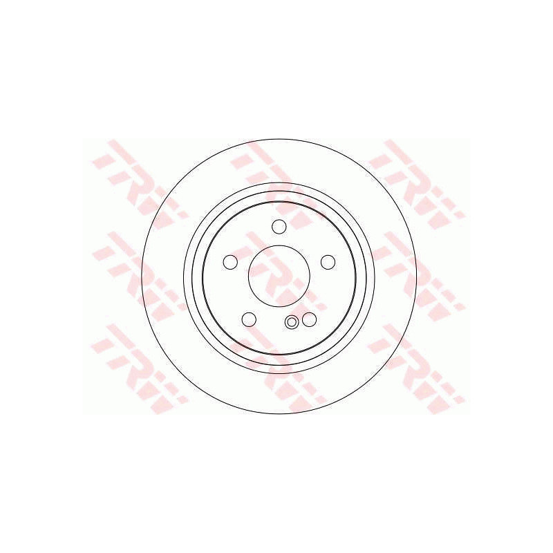 Jeu de 2 disques de frein TRW