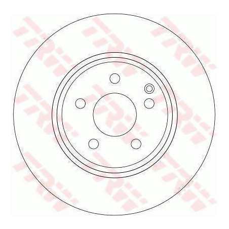 Jeu de 2 disques de frein TRW