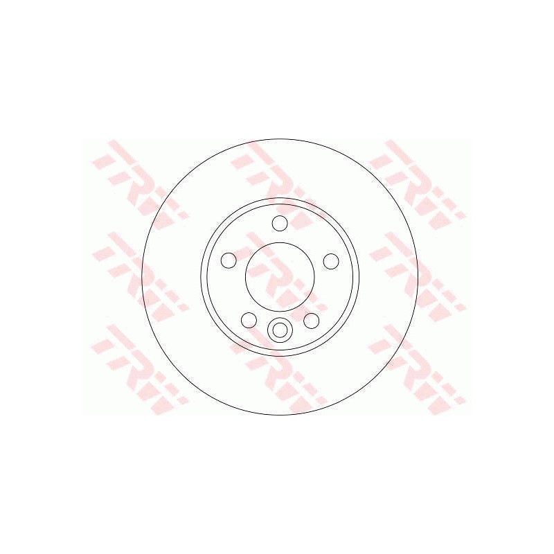 Jeu de 2 disques de frein TRW