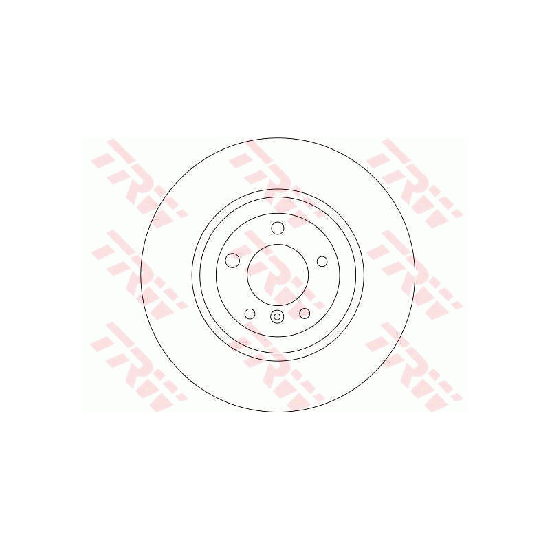 Jeu de 2 disques de frein TRW