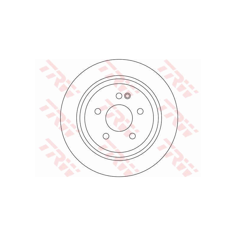 Jeu de 2 disques de frein TRW
