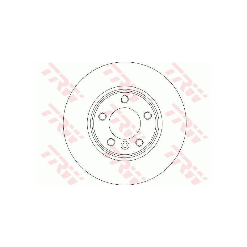 Jeu de 2 disques de frein TRW