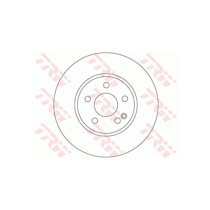 Jeu de 2 disques de frein TRW