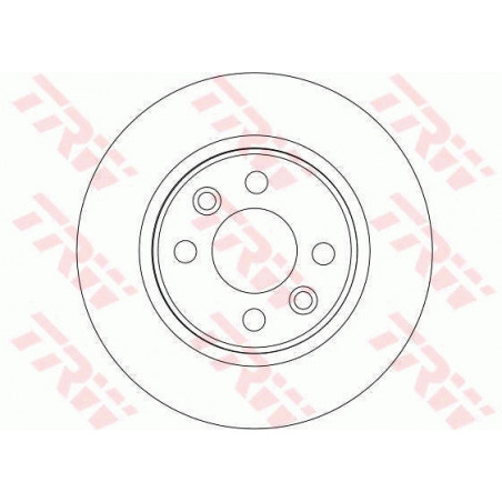 Jeu de 2 disques de frein TRW