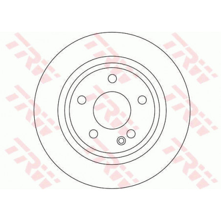 Jeu de 2 disques de frein TRW