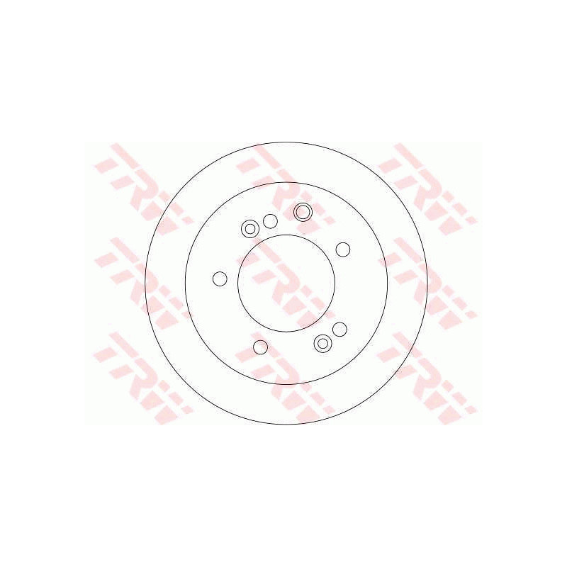 Jeu de 2 disques de frein TRW