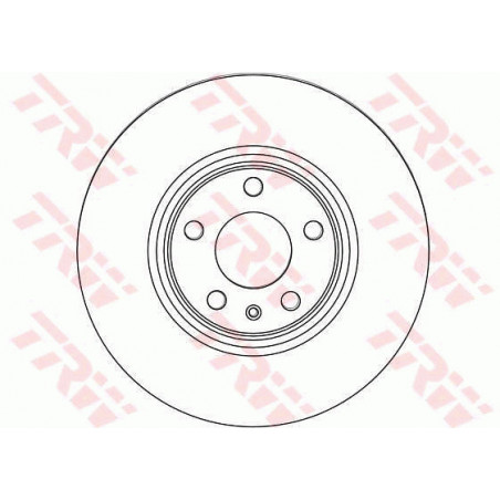 Jeu de 2 disques de frein TRW