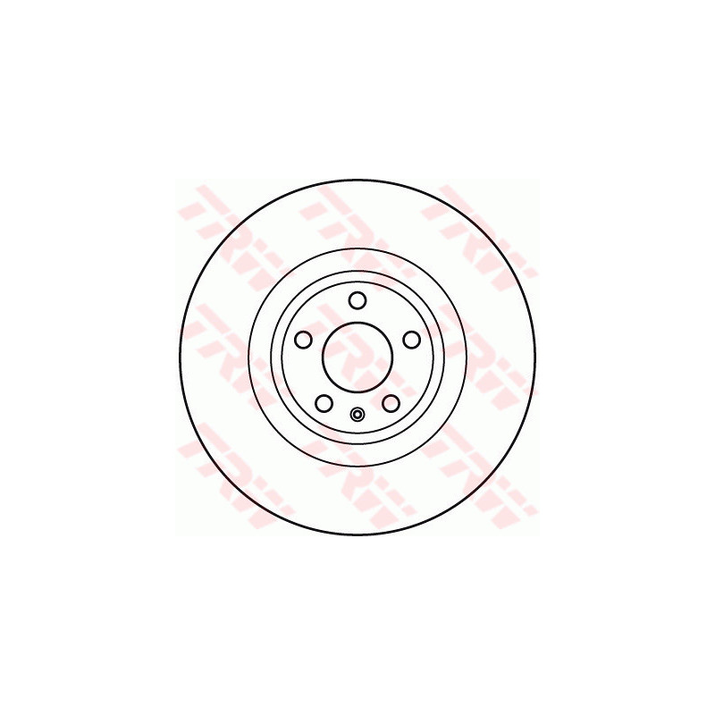 Jeu de 2 disques de frein TRW