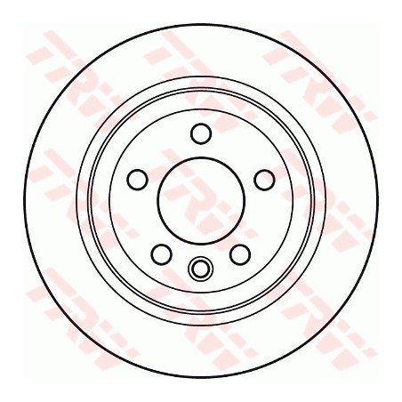 Jeu de 2 disques de frein TRW