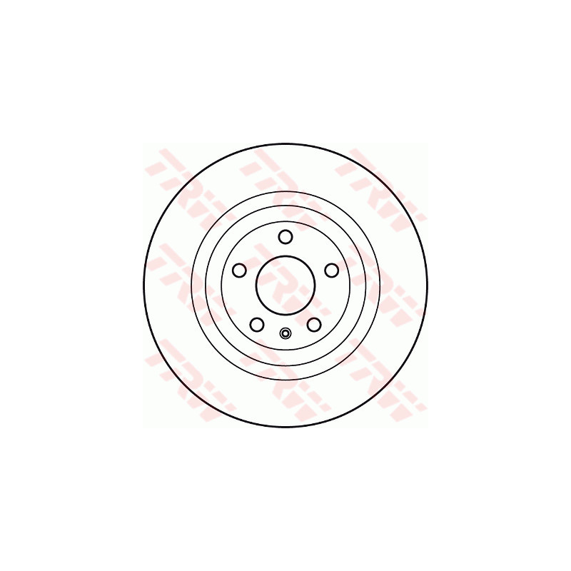 Jeu de 2 disques de frein TRW