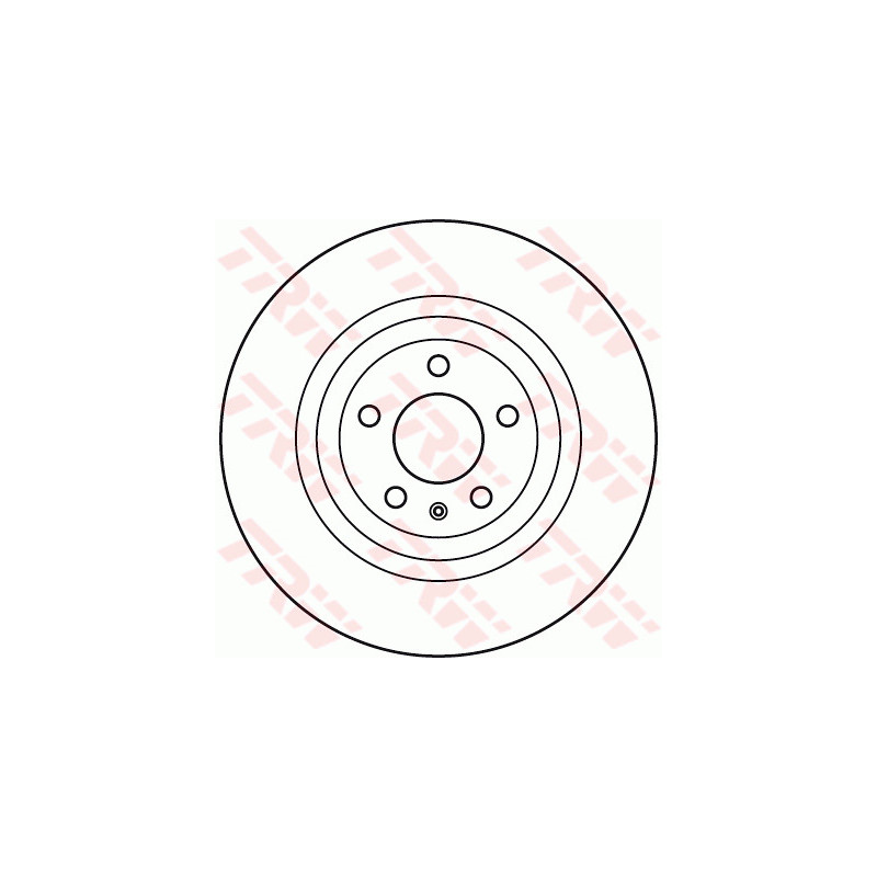 Jeu de 2 disques de frein TRW
