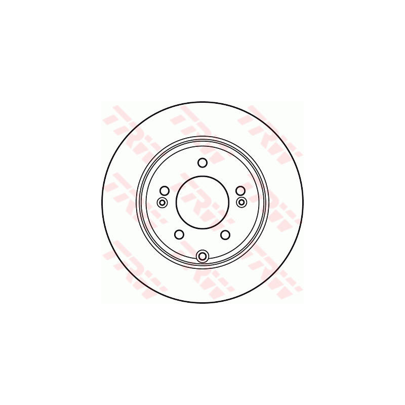 Jeu de 2 disques de frein TRW