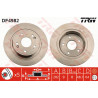 Jeu de 2 disques de frein TRW