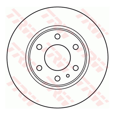 Jeu de 2 disques de frein TRW