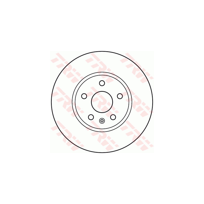 Jeu de 2 disques de frein TRW