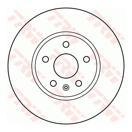 Jeu de 2 disques de frein TRW