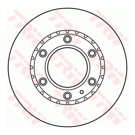 Jeu de 2 disques de frein TRW