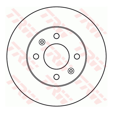 Jeu de 2 disques de frein TRW