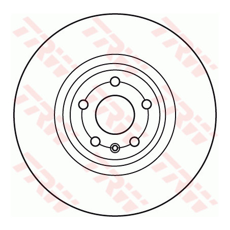 Jeu de 2 disques de frein TRW