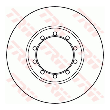 Jeu de 2 disques de frein TRW