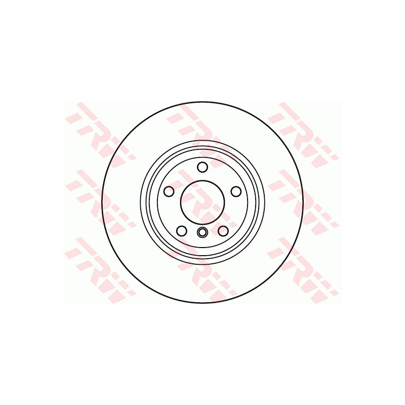 Jeu de 2 disques de frein TRW