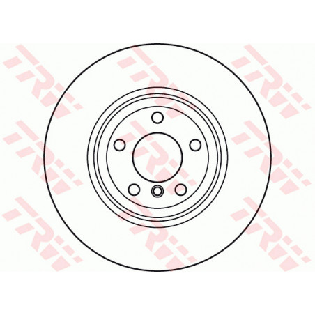 Jeu de 2 disques de frein TRW
