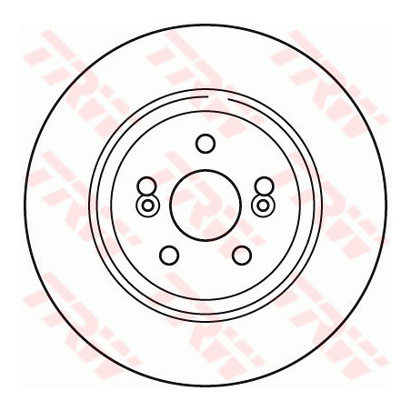 Jeu de 2 disques de frein TRW