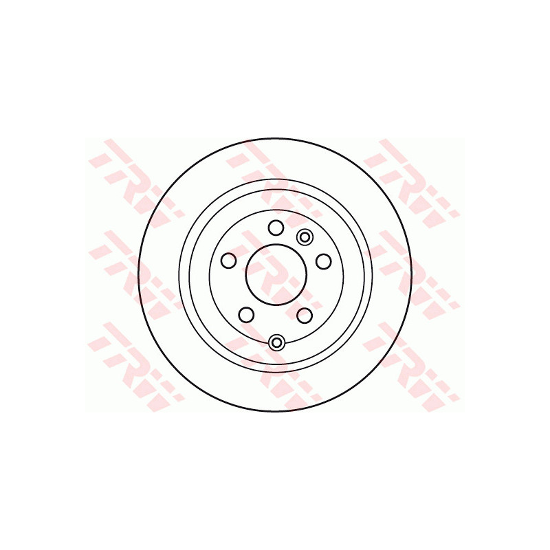 Jeu de 2 disques de frein TRW