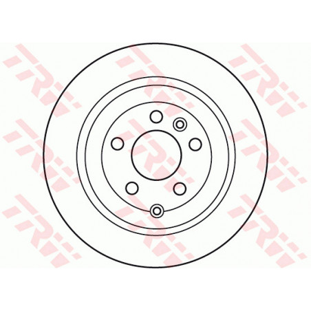 Jeu de 2 disques de frein TRW