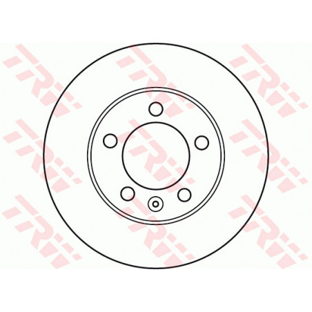 Jeu de 2 disques de frein TRW