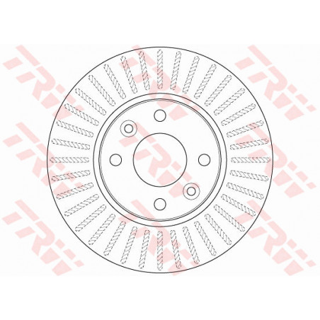 Jeu de 2 disques de frein TRW