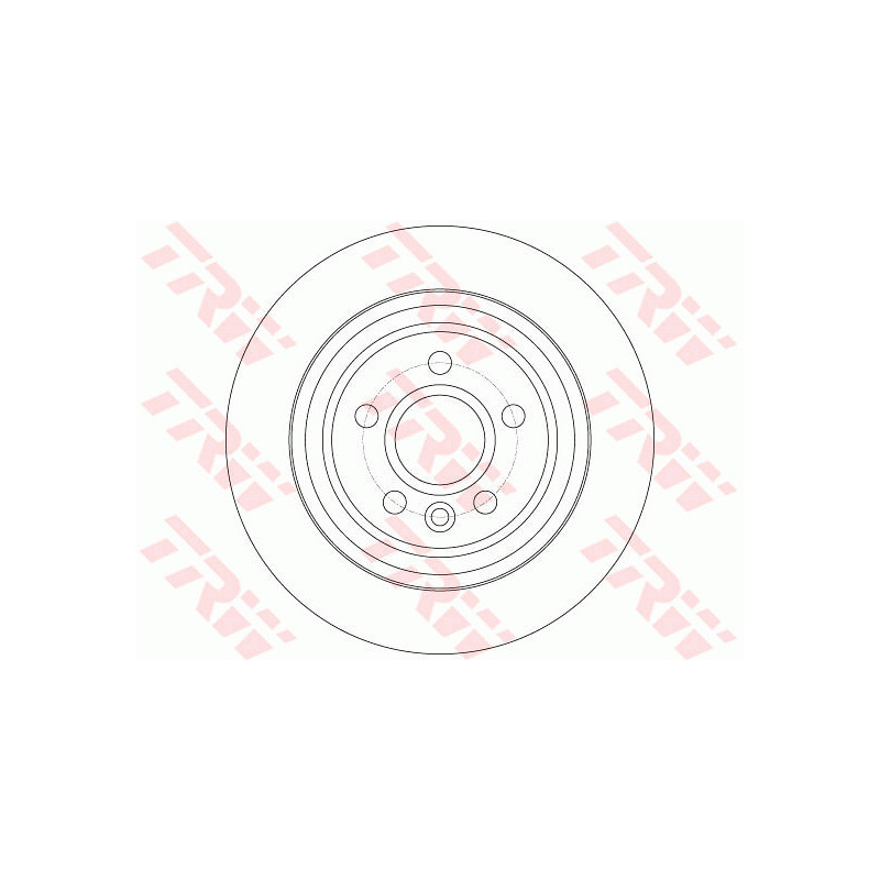 Jeu de 2 disques de frein TRW