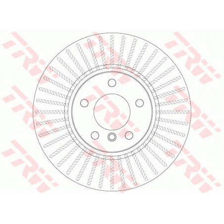Jeu de 2 disques de frein TRW