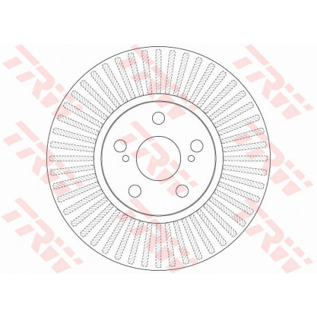 Jeu de 2 disques de frein TRW