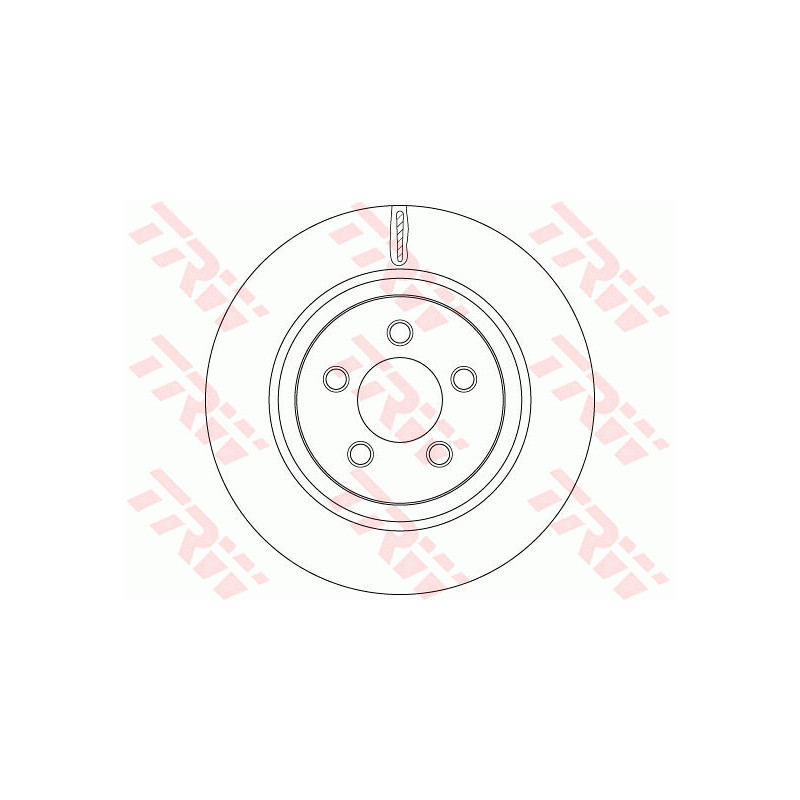 Jeu de 2 disques de frein TRW