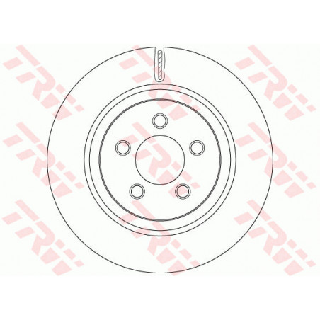 Jeu de 2 disques de frein TRW