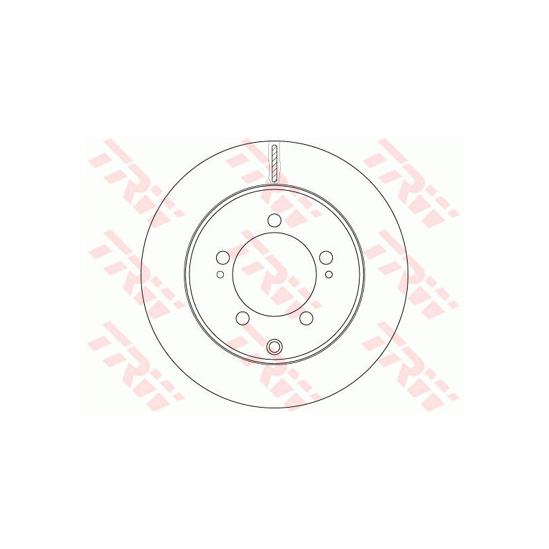 Jeu de 2 disques de frein TRW