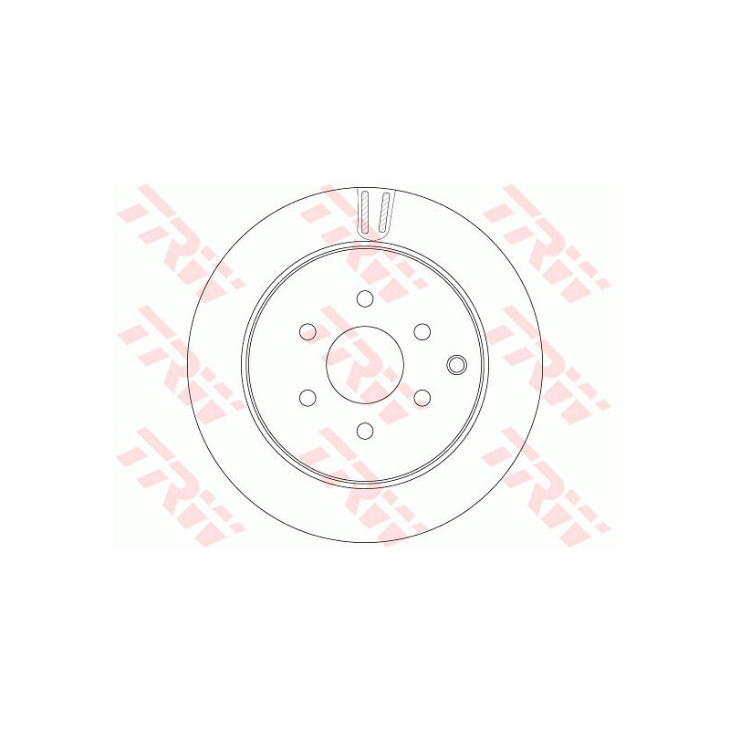 Jeu de 2 disques de frein TRW